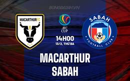 Nhận định bóng đá Macarthur vs Sabah 14h00 ngày 13/2 (AFC Cup 2023/24)