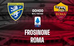 Nhận định bóng đá Frosinone vs Roma 0h00 ngày 19/2 (Serie A 2023/24)