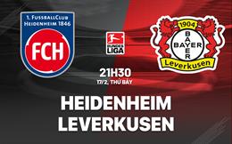 Nhận định bóng đá Heidenheim vs Leverkusen 21h30 ngày 17/2 (Bundesliga 2023/24)