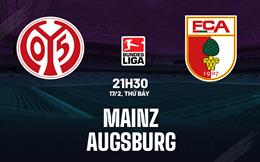 Nhận định bóng đá Mainz vs Augsburg 21h30 ngày 17/2 (Bundesliga 2023/24)