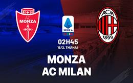 Nhận định Monza vs AC Milan (02h45 ngày 19/2): Rossoneri áp đảo