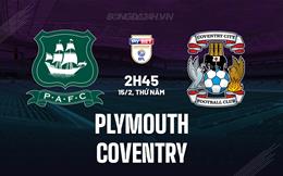 Nhận định Plymouth vs Coventry 2h45 ngày 15/2 (Hạng Nhất Anh 2023/24)