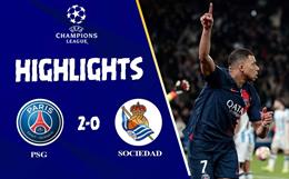 Video PSG - Sociedad (Vòng 1/8 Cúp C1): Kết quả ngọt ngào cho chủ nhà