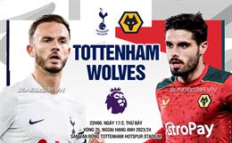 Nhận định Tottenham vs Wolves (22h00 ngày 17/2): Duy trì vị thế