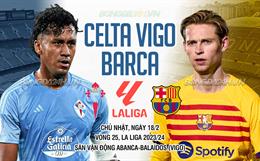 Nhận định Celta Vigo vs Barca (00h30 ngày 18/02): Tiếp tục bám đuổi