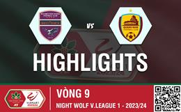 Highlights Bình Dương - Quảng Nam | Janclesio "vừa xây vừa phá" | Vòng 9 V-League 2023/24