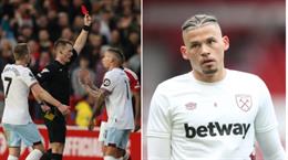 Kalvin Phillips nhận thẻ đỏ, David Moyes vẫn lên tiếng bảo vệ