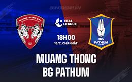 Nhận định Muang Thong vs BG Pathum 18h00 ngày 18/2 (VĐQG Thái Lan 2023/24)