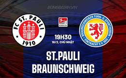 Nhận định St.Pauli vs Braunschweig 19h30 ngày 18/2 (Hạng 2 Đức 2023/24)