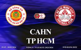 CAHN vs TP HCM link xem trực tiếp VTV5 V-League hôm nay 18/2/2024