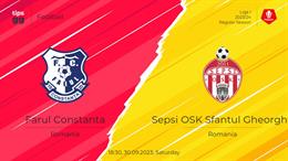 Nhận định Sepsi vs Farul Constanta 22h30 ngày 19/2 (VĐQG Romania 2023/24)