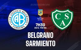 Nhận định Belgrano vs Sarmiento 7h30 ngày 20/2 (Argentina Copa de la Liga 2024)