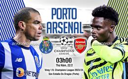 Nhận định Porto vs Arsenal (03h00 ngày 22/2): Tự tin đến “hang rồng”