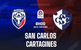 Nhận định San Carlos vs Cartagines 8h00 ngày 22/2 (VĐQG Costa Rica 2024)