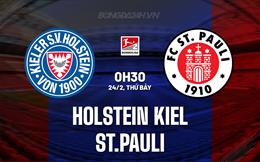 Nhận định Holstein Kiel vs St.Pauli 0h30 ngày 24/2 (Hạng 2 Đức 2023/24)
