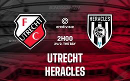Nhận định Utrecht vs Heracles 2h00 ngày 24/2 (VĐQG Hà Lan 2023/24)