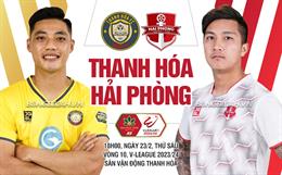 Nhận định Thanh Hóa vs Hải Phòng (18h00 ngày 23/02): Phá dớp sân nhà