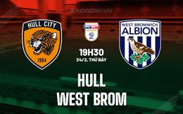 Nhận định - dự đoán Hull vs West Brom 19h30 ngày 24/2 (Hạng Nhất Anh 2023/24)