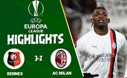 Video cúp C2 Rennes vs AC Milan: 2 quả 11m và 5 bàn thắng
