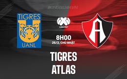 Nhận định - dự đoán Tigres vs Atlas 8h00 ngày 25/2 (VĐQG Mexico 2023/24)