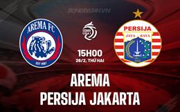 Nhận định Arema vs Persija Jakarta 15h00 ngày 26/2 (VĐQG Indonesia 2023/24)