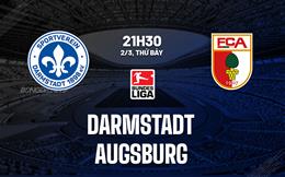 Nhận định bóng đá Darmstadt vs Augsburg 21h30 ngày 2/3 (Bundesliga 2023/24)