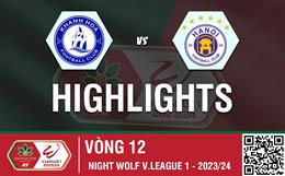 Highlights Khánh Hòa - Hà Nội | Tagueu lập công | Vòng 12 V-League 2023/24