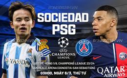 Nhận định Real Sociedad vs PSG (03h00 ngày 6/3): Cố ngăn vụ sụp đổ