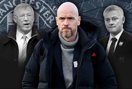 Tỷ lệ thắng của Erik ten Hag ở MU còn cao hơn cả Sir Alex và Mourinho 