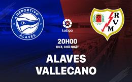 Nhận định bóng đá Alaves vs Vallecano 20h00 ngày 10/3 (La Liga 2023/24)