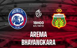 Nhận định Arema vs Bhayangkara 19h00 ngày 6/3 (VĐQG Indonesia 2023/24)