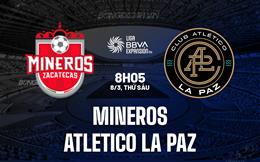 Nhận định Mineros vs Atletico La Paz 8h05 ngày 8/3 (Hạng 2 Mexico 2023/24)