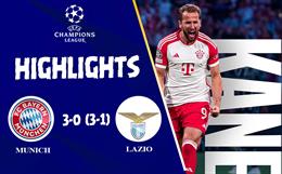 Video cúp C1 Bayern Munich vs Lazio: Harry Kane lập cú đúp