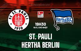 Nhận định St.Pauli vs Hertha Berlin 19h30 ngày 10/3 (Hạng 2 Đức 2023/24)
