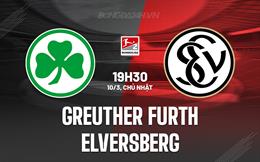 Nhận định Greuther Furth vs Elversberg 19h30 ngày 10/3 (Hạng 2 Đức 2023/24)