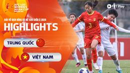 Video nữ U20 Việt Nam - nữ U20 Trung Quốc: Rời giải với 1 bàn thắng
