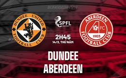 Nhận định Dundee vs Aberdeen 2h45 ngày 14/3 (VĐQG Scotland 2023/24)