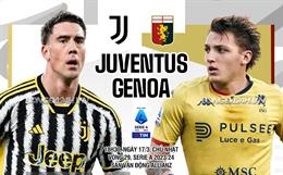 Nhận định bóng đá Juventus vs Genoa 18h30 ngày 17/3 (Serie A 2023/24)