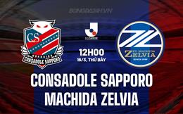 Nhận định Consadole Sapporo vs Machida Zelvia 12h00 ngày 16/3 (VĐQG Nhật Bản 2024)