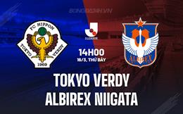 Nhận định Tokyo Verdy vs Albirex Niigata 14h00 ngày 16/3 (VĐQG Nhật Bản 2024)