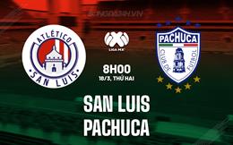 Nhận định San Luis vs Pachuca 8h00 ngày 18/3 (VĐQG Mexico 2023/24)