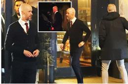 Erik ten Hag mừng chiến thắng trước Liverpool bằng bữa tối kéo dài 3 giờ