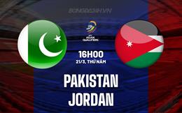 Nhận định Pakistan vs Jordan 16h00 ngày 21/3 (Vòng loại World Cup 2026)