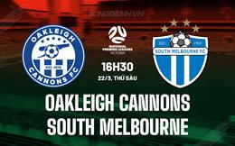 Nhận định Oakleigh Cannons vs South Melbourne 16h30 ngày 22/3 (VĐ bang Victoria 2024)