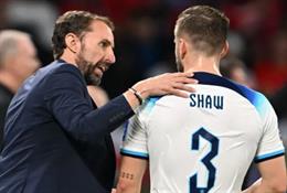 HLV Gareth Southgate báo tin buồn về Luke Shaw