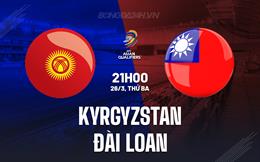 Nhận định Kyrgyzstan vs Đài Loan 21h00 ngày 26/3 (Vòng loại World Cup 2026)
