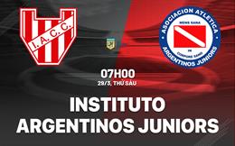 Nhận định Instituto vs Argentinos Juniors 7h00 ngày 29/3 (Argentina Copa de la Liga 2024)