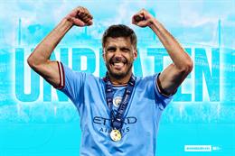 "Ông hoàng tuyến giữa" Rodri và một năm bất bại đáng kiêng nể