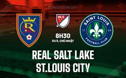 Nhận định Real Salt Lake vs St.Louis 8h30 ngày 31/3 (Nhà nghề Mỹ 2024)