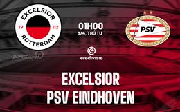Nhận định Excelsior vs PSV Eindhoven 1h00 ngày 3/4 (VĐQG Hà Lan 2023/24)